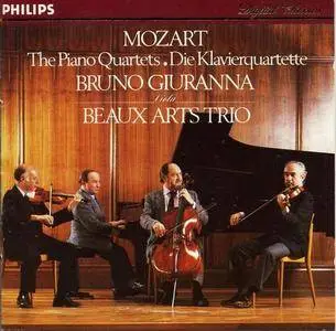 Beaux Arts Trio, Bruno Giuranna - Mozart: The Piano Quartets (1991)