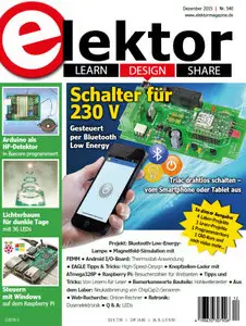 Elektor Magazin für Elektronik Dezember No 12 2015