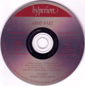 Arvo Part - Triodion and Other Choral Works -  Polyphony & Stephen Layton (2003) {Hyperion SACD Hybrid SACDA67375}