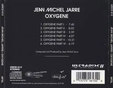 Jean-Michel Jarre - Oxygene (1976) [1994, MFSL UDCD 613]