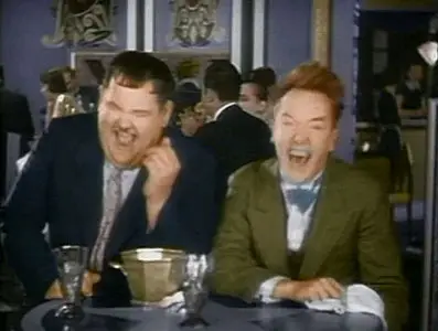 LAUREL & HARDY: BLOTTO (1930) - colored -