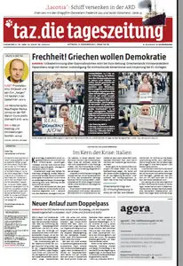 Tageszeitung TAZ vom 02 November 2011