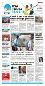 USA Today  December 06 2016
