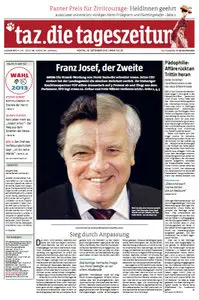 Tageszeitung TAZ vom 16 September 2013