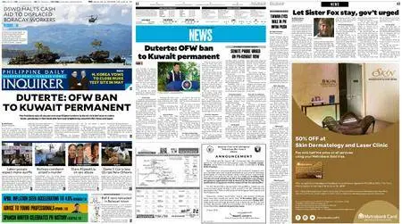 Philippine Daily Inquirer – April 30, 2018