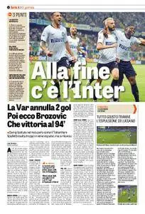 La Gazzetta dello Sport – 23 settembre 2018