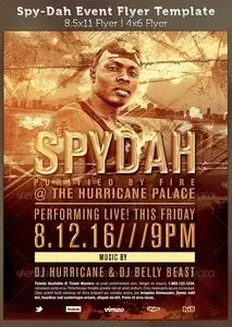 GraphicRiver Spy-dah: Music Event Flyer Template