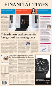 Financial Times Europe – 14 January 2019