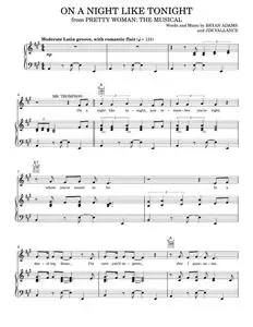 On A Night Like Tonight - Bryan Adams (Piano-Vocal-Guitar)