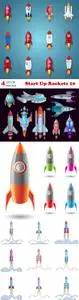 Vectors - Start Up Rockets 10