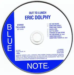 Eric Dolphy - Out To Lunch (1964) {Blue Note Japan SHM-CD TYCJ-81013 rel 2013} (24-192 remaster)