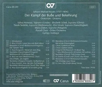 Gyorgy Vashegyi, Orfeo Orchestra, Purcell Choir - Johann Michael Haydn: Der Kampf der Busse und Bekehrung (2014)