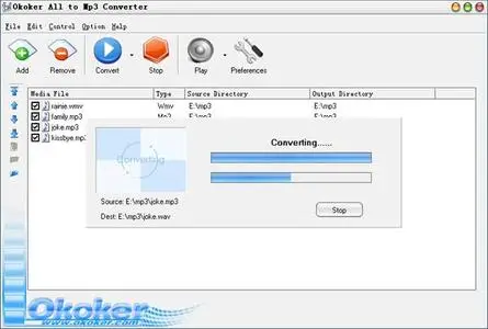 Okoker All To Mp3 Converter ver.1.2
