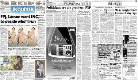Philippine Daily Inquirer – May 01, 2004