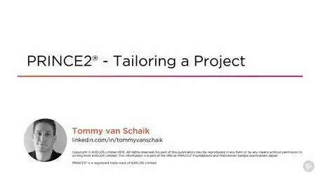 PRINCE2® - Tailoring a Project (2016)