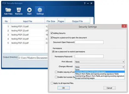 Lighten PDF Security Manager 1.1.0