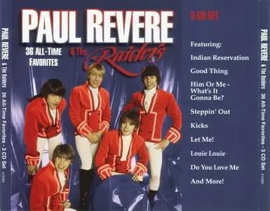Paul Revere & The Raiders - 36 All-Time Favorites (1998) 3cd *Re-Up*