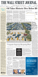 The Wall Street Journal – 21 April 2020