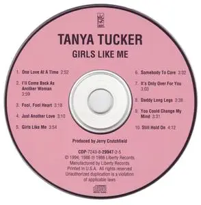 Tanya Tucker - Girls Like Me (1986) [1994, Reissue]