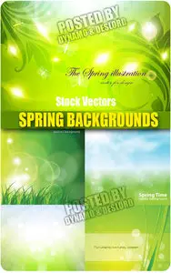 Spring Backgrounds - Stock Vectors