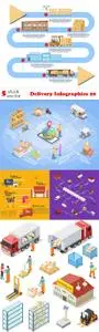 Vectors - Delivery Infographics 20