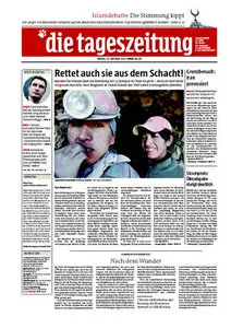 Tageszeitung TAZ vom 15 Oktober 2010
