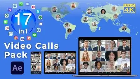 Video Calls Pack 17 in 1 - Project for After Effects (VideoHive)