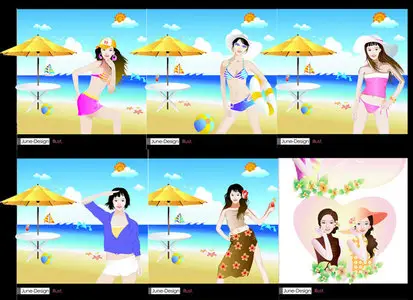 June Design in CorelDRAW