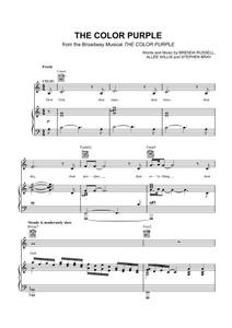 TITULO Sheet Music from The Color Purple - TITULO Sheet Music from The Color Purple
