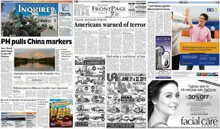 Philippine Daily Inquirer – June 16, 2011