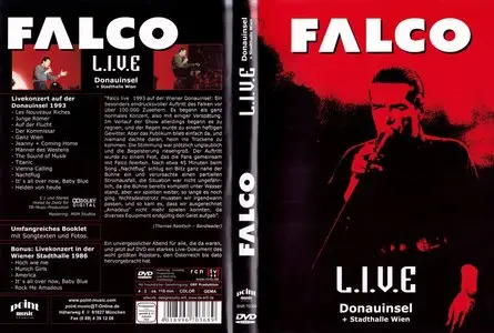 Falco - L.I.V.E Donauinsel + Stadthalle Wien (2004) [Repost]