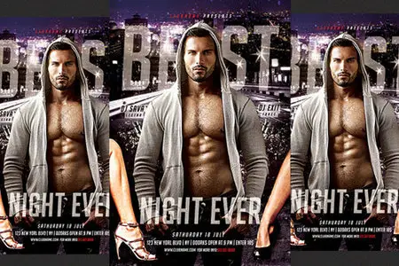 Flyer PSD - Best Night Ever