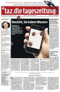 Tageszeitung TAZ vom 2 Januar 2012