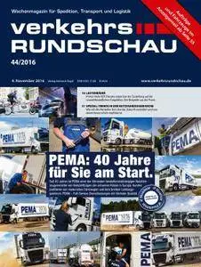 Verkehrs Rundschau - Nr.44 2016