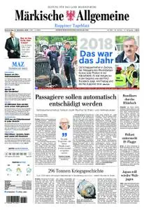 Märkische Allgemeine Ruppiner Tageblatt - 27. Dezember 2018