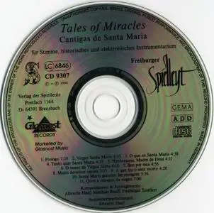 Alfonso X el Sabio - Freiburger Spielleyt - Tales of Miracles (Cantigas de Santa Maria) (1994) {Verlag der Spielleute CD 9307}