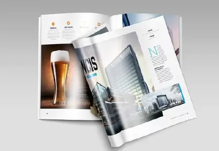 A4 Brochure Magazine Mock-Up