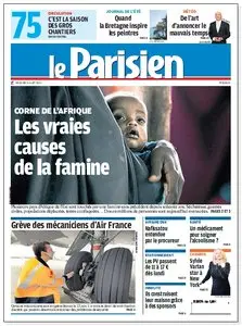 Le Parisien + cahier Paris - Jeudi 28 Juillet 2011