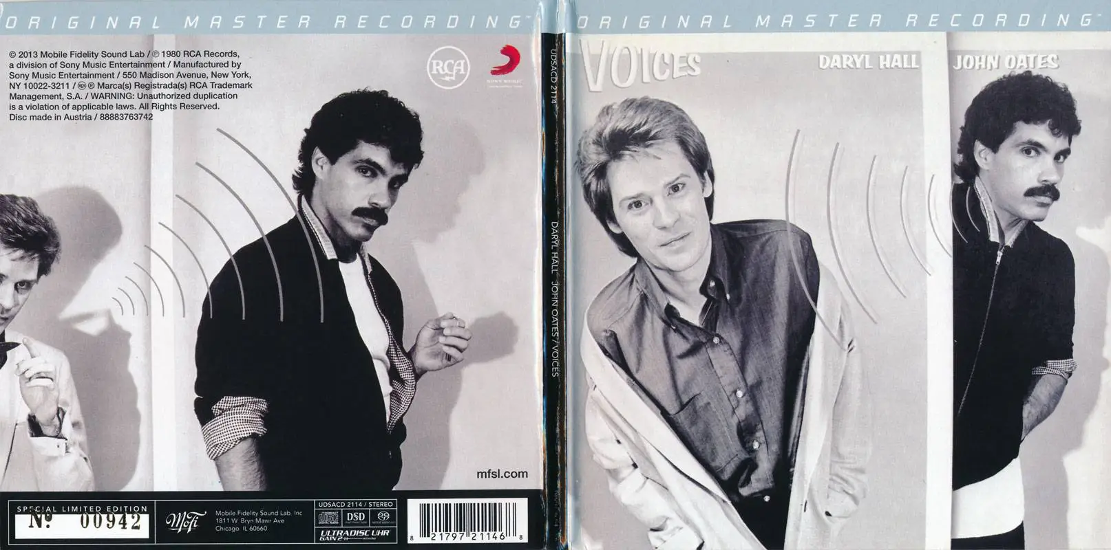 ☆SACD◇DARYL HALL & JOHN OATES②☆MFSL-