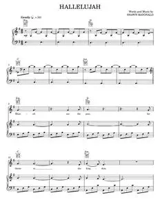 Hallelujah - Shawn McDonald (Piano-Vocal-Guitar)