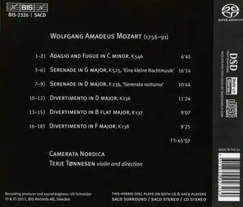 Camerata Nordica & Terje Tonnesen - Mozart: Serenata notturna, 3 Divertimenti & Eine kleine Nachtmusik (2017)