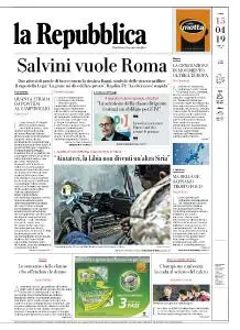 la Repubblica - 15 Aprile 2019