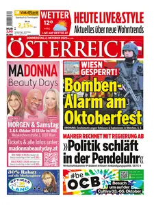 OESTERREICH - 02 October 2025