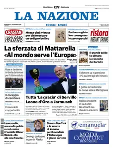 La Nazione  - 7 Settembre 2025