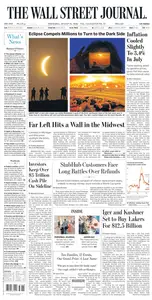 The Wall Street Journal - August 13, 2026