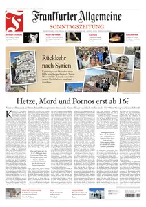 Frankfurter Allgemeine Sonntagszeitung - 12 Januar 2025