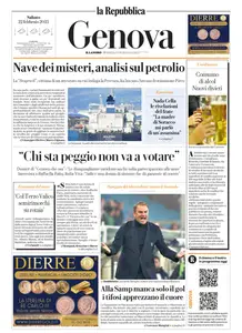 la Repubblica Genova - 22 Febbraio 2025