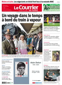 Le Courrier de l'Ouest Angers - 25 Août 2024