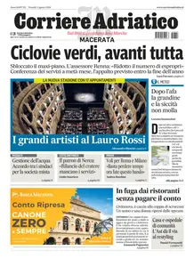 Corriere Adriatico Macerata - 2 Agosto 2024