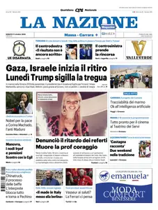 La Nazione Massa Carrara - 11 Ottobre 2025